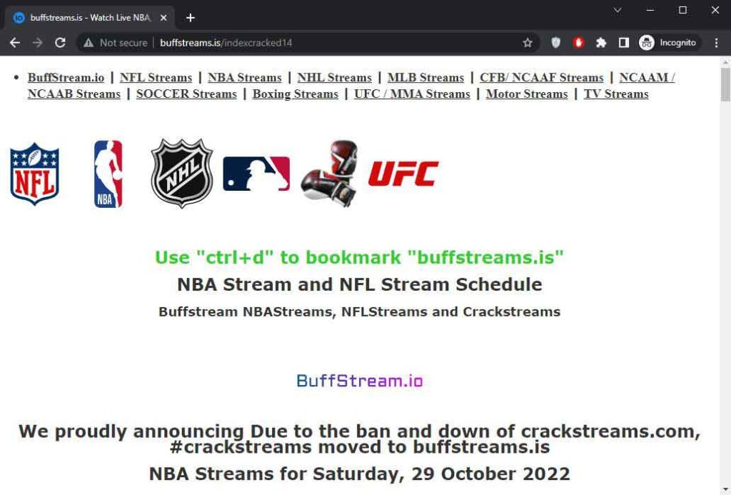 BuffStreams