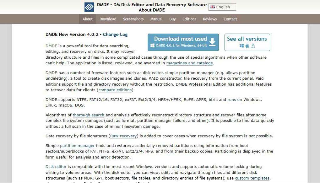 DMDE File Recovery