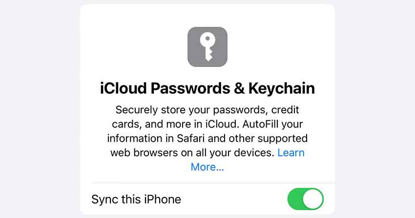ICloud-Keychain