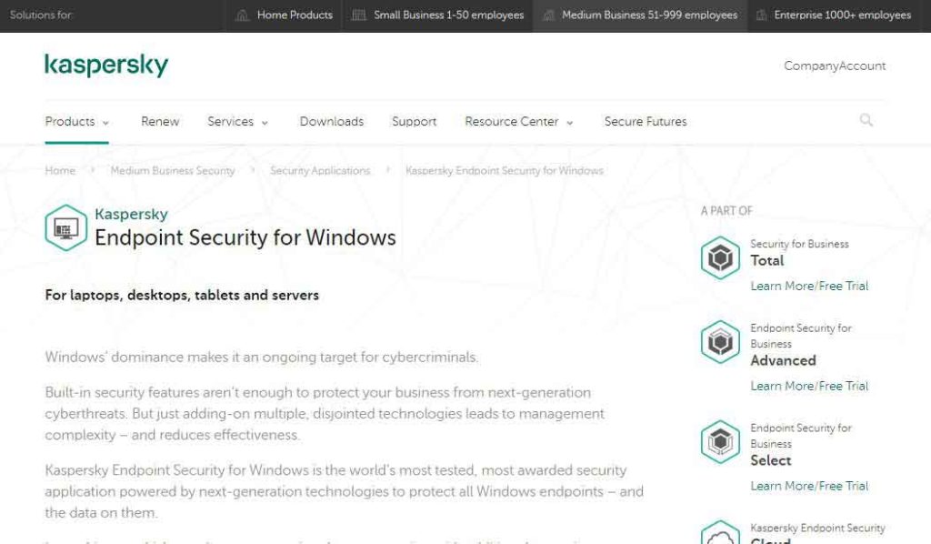 Kaspersky Endpoint Security