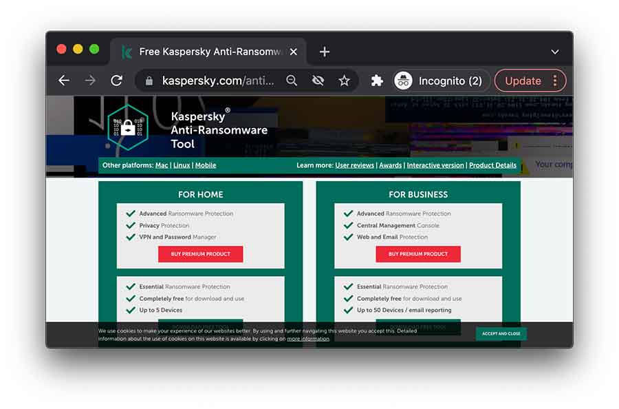Kaspersky Anti-Ransomware Tool