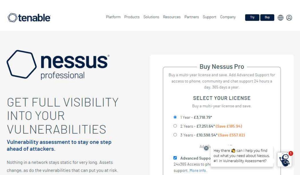 Nessus Vulnerability Scanner
