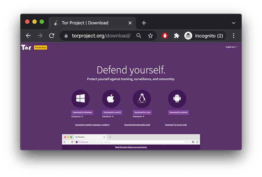 1. Tor Browser