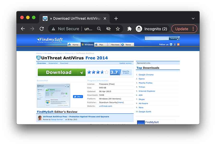 UnThreat Free AntiVirus