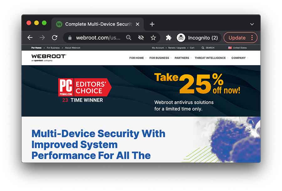 Webroot SecureAnywhere