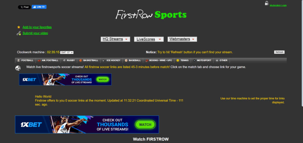 FirstRow Sports