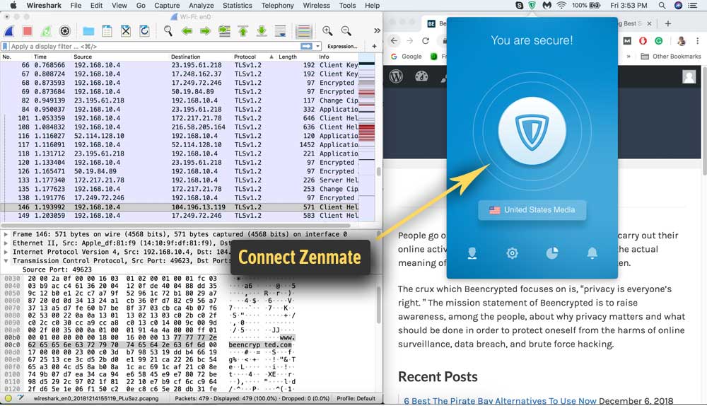 Test #6 With Zenmate VPN